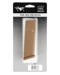 Glock G17/G19 9mm 17rd Magazine, Fits Glock 17/19x - Tan