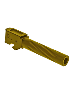 Rival Arms V1 9mm Drop-In Barrel w/ Threading, For Glock 19 Gen 3-4 - Gold
