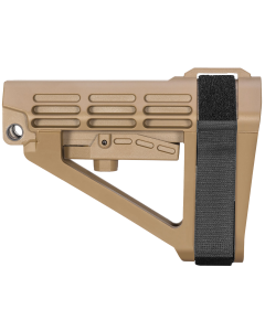 SB Tactical SBA4 X 5-Position Brace For AR-Platform (Tube Not Included) - FDE