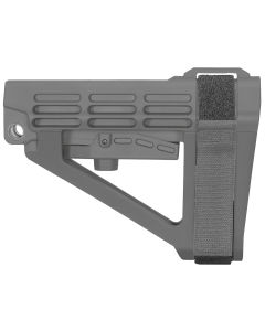 SB Tactical SBA4 X 5-Position Brace For AR-Platform (Tube Not Included) - Stealth Gray