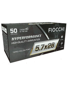 Fiocchi Hyperformance 5.7x28mm 40gr THP 50rd Box