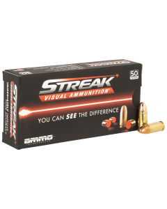 Ammo Inc Streak Visual (Red) 9mm 124gr TMC 50rd Box