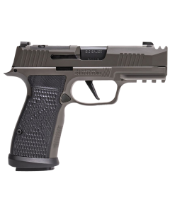 Sig Sauer P365 Legion 9mm Luger 17+1, 3.10" Black Carbon Steel Barrel, Legion Gray Cerakote Optic Ready/Ported/Serrated Stainless Steel Slide, Legion Gray Cerakote Stainless Steel Frame w/Beavertail & Picatinny Rail, Legion G
