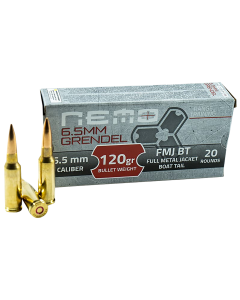 Nemo Arms PPU 6.5 Grendel 120gr FMJ-BT 20rd Box