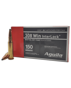 Aguila 308 Win 150gr InterLock BTSP 20rd Box