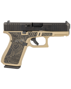 Glock 19 Gen 5 9mm 15+1, 4.02" GMB Barrel, Serrated Expedition Cerakote Polymer Frame