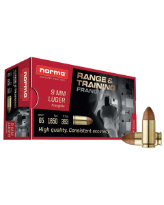 Norma Range & Training 9mm 65gr Frangible