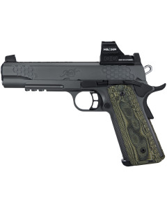 Kimber KHX Custom (RL) 45 ACP 8+1 5" Front Serrations Stainless Steel Slide Gray KimPro II G-10 Grip with Holosun 507c Optic