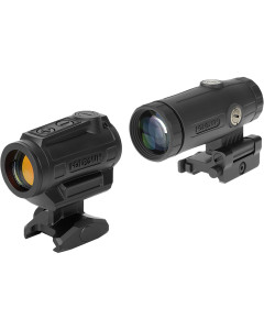 Holosun ARO-RD2 Red Dot with HM3X Magnifier Combo &ndash; 2 MOA Red Dot, Multi-Coated Lens