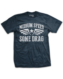 RANGER UP MEDIUM SPEED SOME DRAG ULTRA-THIN VINTAGE T-SHIRT