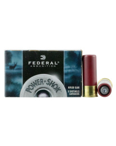 Federal Power-Shok Rifled 12 Gauge Slug, 2.75", 1oz 5rd Box