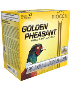 FIOCCHI 20GA 2 3/4 1oz #6 250RD CASE