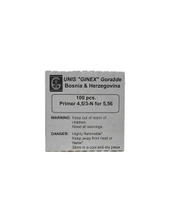 Ginex Small Rifle Primers