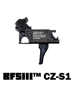 Franklin Armory BFSIII CZ-S1 Binary Firing System III Trigger - For CZ Scorpion | Straight Trigger + Free CZ Scorpion 9mm 50rd Drum