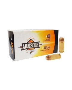Armscor .40 S&W Pistol Ammo - 180 Grain | Full Metal Jacket 100rd Box