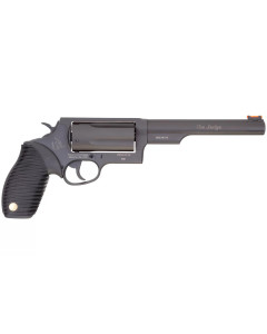 Taurus Judge Magnum Revolver - Black | 45 Colt - 410 Mag | 6.5" Barrel | 5rd | Rubber Grip | Fiber Optic Sight