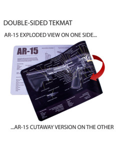 TEKMAT RIFLE DS MAT AR15 BLK/GRY