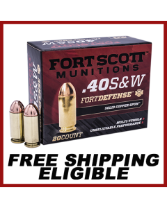Fort Scott 40 S&W 125gr TUI Defense 