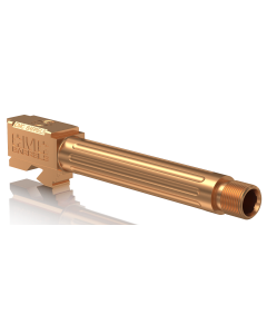 CMC Match Precision 9mm 4.48" Bronze Fluted and Threaded Barrel Compatible w/ Glock 17 Gen 3-4 