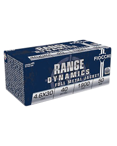 Fiocchi Range Dynamics 4.6x30mm H&K 40gr FMJ 50rd Box