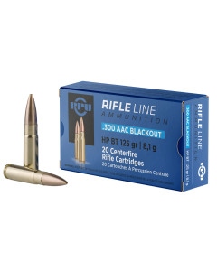 PPU PP300BH Standard Rifle 300 Blackout 125 gr HPBT 20Rd Box