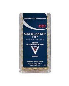 CCI 22 WMR 40gr JHP Maxi-Mag 50rd Box