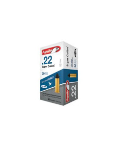 Aguila Ammunition Rimfire, Super Colibri, 22LR, 20Gr, Subsonic. Solid Point, 50 Round Box 1B222339