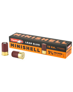 Aguila Ammunition Minishell, 12Ga 1.75", Lead Slug, 20 Round Box 1C128974