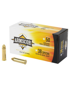Armscor 380ACP, 158 Grain, Full Metal Jacket, 50 Round Box FAC38-17N