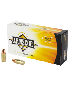 Armscor 9MM, 147 Grain, Full Metal Jacket, Subsonic, 50 Round Box FAC9-5N
