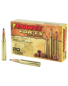 Barnes VOR-TX, 270WIN, 130 Grain, Tipped Triple Shock X, Boat Tail, Lead Free, 20 Round Box, California Certified Nonlead Ammunition 21524