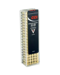 CCI Standard Velocity, 22LR, 40 Grain, Lead Round Nose, 100 Round Box 32