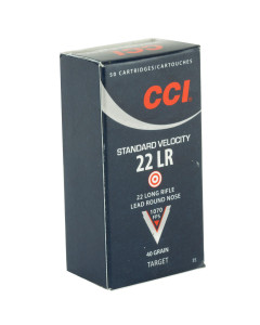 CCI Standard Velocity, 22LR 40gr Lead Round Nose