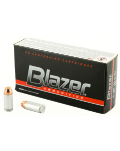 Blazer Ammunition Blazer, 40 S&W, 165 Grain, Full Metal Jacket, 50 Round Box 3589