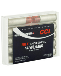 CCI Shotshell, 44 MAG/44 Special, 110 Grain, Shotshell, #4 Shot Size, 10 Round Box 3718CC