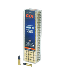 CCI High Velocity, 22 LR, 40 Grain, Lead Round Nose, 100 Round Box 944CC
