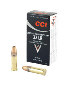 CCI Hunting, 22LR, 40 Grain, Segmented Hollow Point, 50 Round Box 970