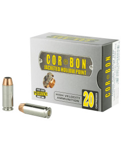 CorBon Self Defense, 10MM, 165 Grain, Jacketed Hollow Point, 20 Round Box 10165