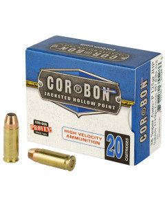 CorBon Self Defense, 38 Super, 125 Grain, Jacketed Hollow Point, +P, 20 Round Box 38X12520