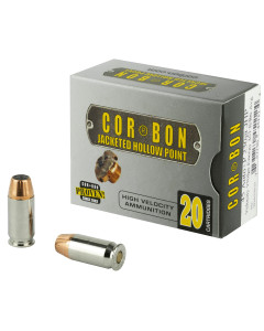 CorBon Self Defense, 45ACP, 230 Grain, Jacketed Hollow Point, +P, 20 Round Box 45230