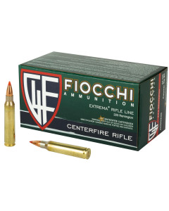 Fiocchi Ammunition Rifle, 223 Remington, 50 Grain, V-Max, 50 Round Box 223HVA50
