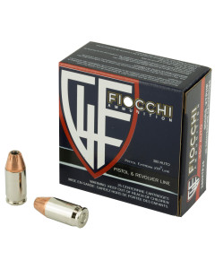 Fiocchi Ammunition Centerfire Pistol, 380ACP, 90 Grain, XTP, 25 Round Box 380XTP25