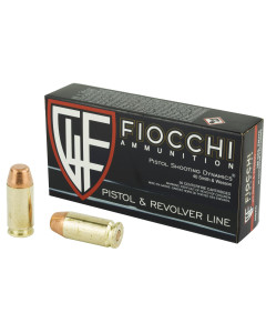 Fiocchi Ammunition Centerfire Pistol, 40S&W, 180 Grain, Full Metal Jacket, 50 Round Box 40SWD