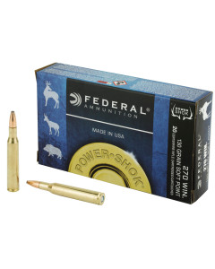Federal PowerShok, 270WIN, 130 Grain, Soft Point, 20 Round Box 270A
