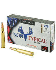 Federal Non Typical, 270 Win, 150Gr, Soft Point, 20 Round Box 270DT150
