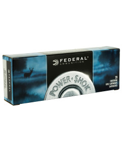 Federal PowerShok, 270WSM, 130 Grain, Soft Point, 20 Round Box 270WSME