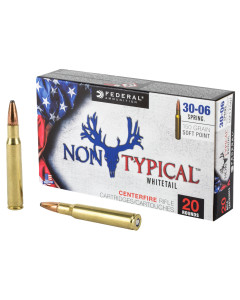 Federal Non Typical, 30-06, 150Gr, Soft Point, 20 Round Box 3006DT150