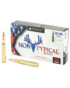 Federal Non Typical, 30-06, 180Gr, Soft Point, 20 Round Box 3006DT180