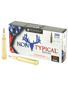 Federal Non Typical, 300 Win, 150Gr, Soft Point, 20 Round Box 300WDT150