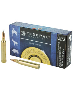 Federal PowerShok, 300WIN, 150 Grain, Soft Point, 20 Round Box 300WGS